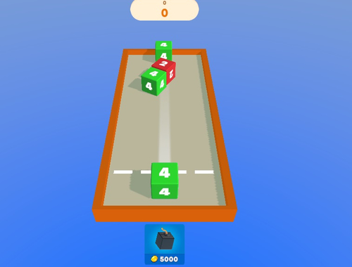 Jogo Mesclar cubos 2048 3d  online