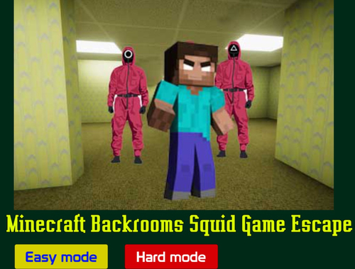 Jogo Minecraft Backrooms Squid Game Escape online