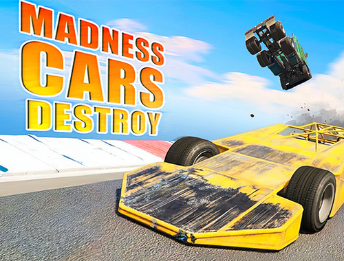 Jogo Os carros de loucura destroem  online