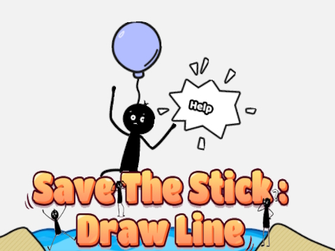 Jogo Salve o bastão: desenhar linha  online