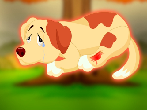 Jogo Ajuda ao cão de estimação ferido  online