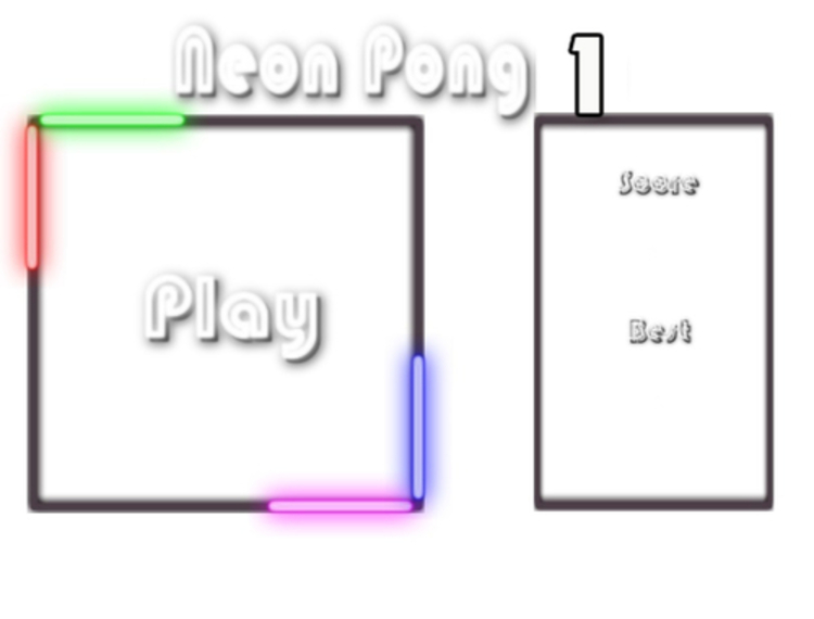 Jogo Neon Pong 1  online