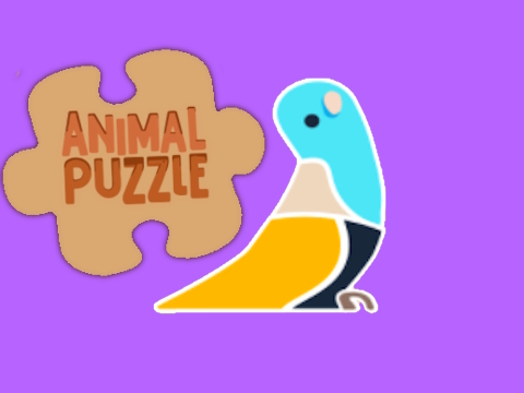 Jogo Quebra -cabeça de animais  online