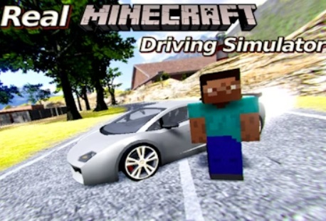 Jogo Simulador de direção de minecraft real  online