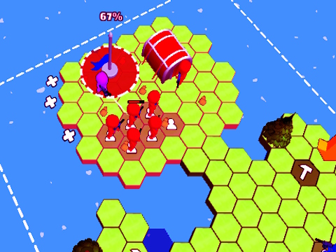 Jogo Tile Hex World: Red vs Blue  online