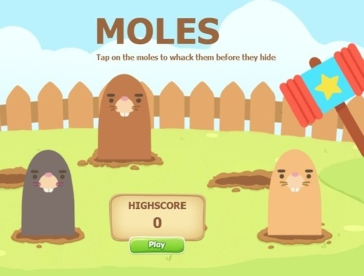 Jogo Toupeiras  online