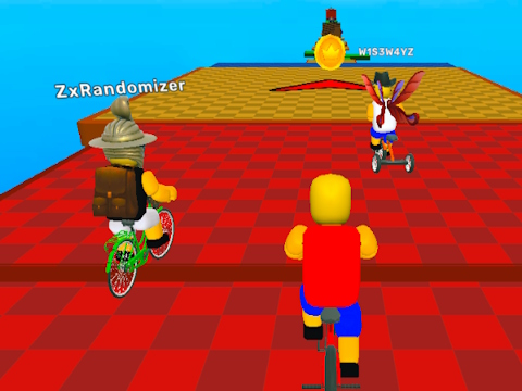 Jogo Obby em uma bicicleta  online