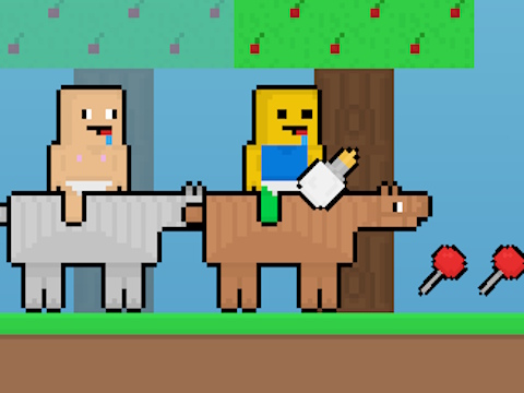 Jogo Baby Noob vs Baby Obby Horse  online