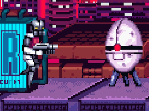 Jogo Cyberpunk Runner sem fim  online
