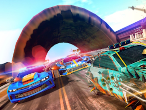 Jogo Perseguir o carro da polícia  online