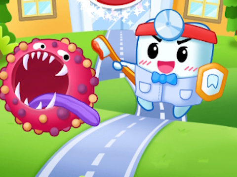 Jogo Dentista do hospital para bebês que cuidam  online