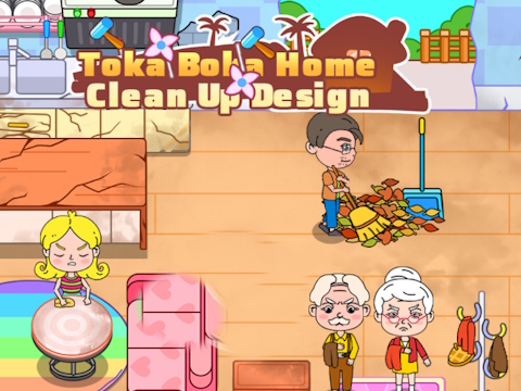 Jogo Toka Boka Home Clean Up Design  online
