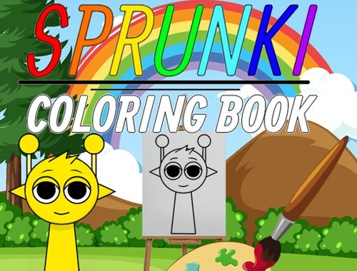 Jogo Livro para colorir Spunki  online