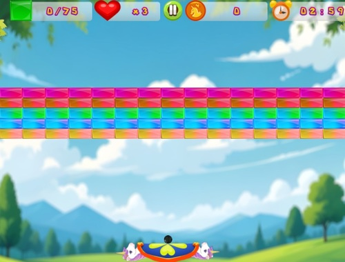 Jogo Block Blaster Unicorn  online