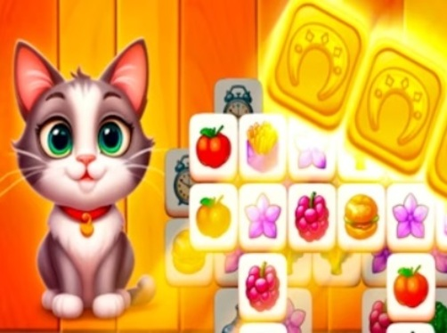 Jogo Quebra -cabeça de ladrilhos da cidade de gatos  online