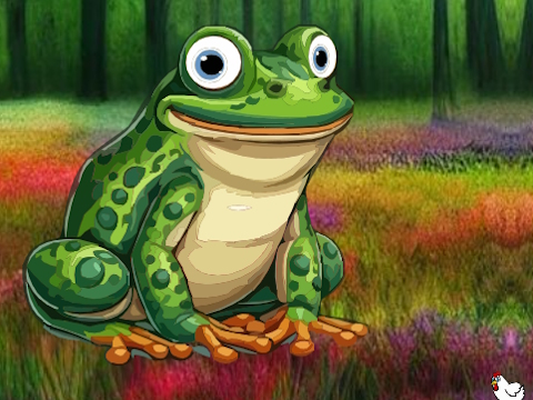 Jogo Caminho para o lago de sapos  online