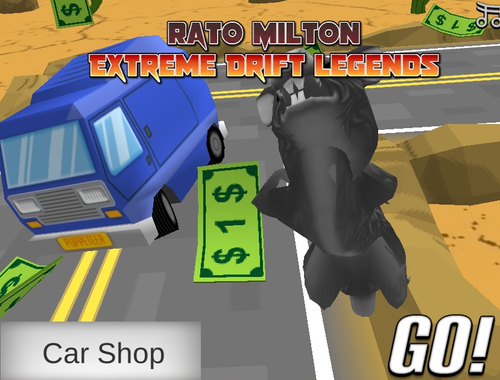 Jogo Rato Milton Extreme Drift Legends  online