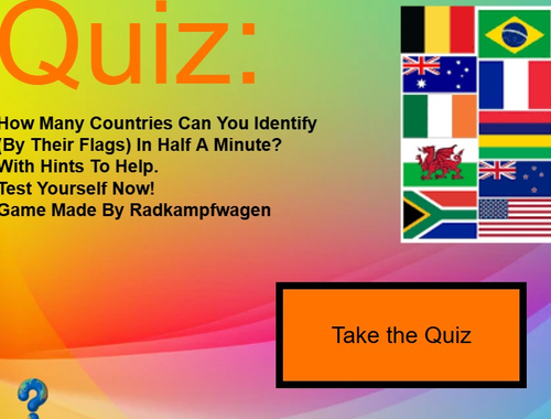 Jogo 30S Easy Flag Quiz  online