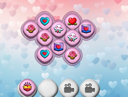 Jogo Trio de azulejos de amor  online