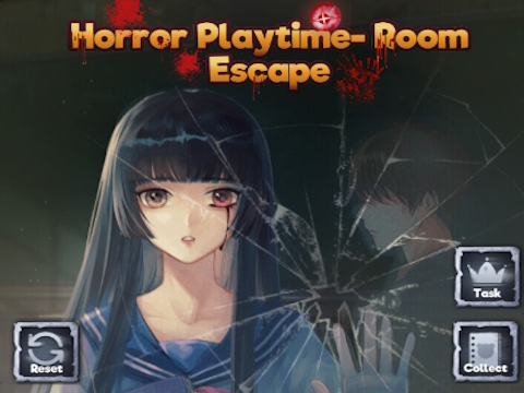 Jogo Time de reprodução de terror - Escape de quarto  online