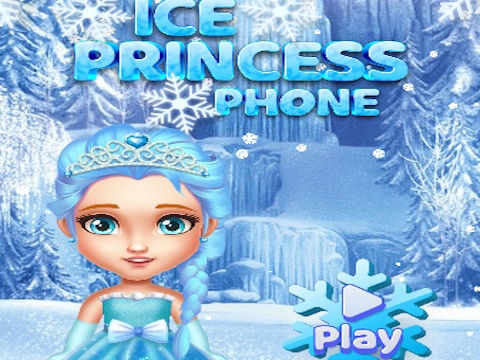 Jogo Telefone da princesa do gelo  online