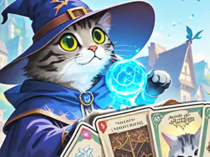 Jogo Quebra -cabeça de quebra -cabeças: arena de cartão de gato  online