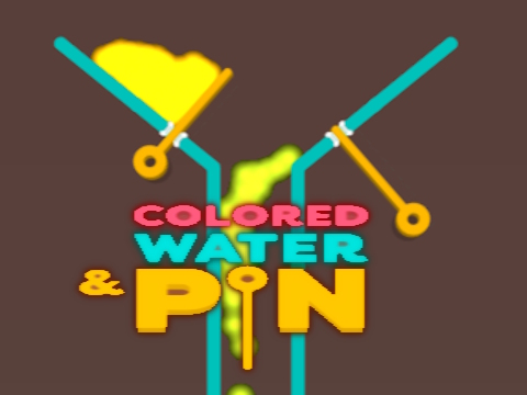 Jogo Água colorida e alfinete  online