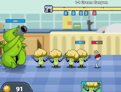Jogo Defesa da torre de alimentos  online