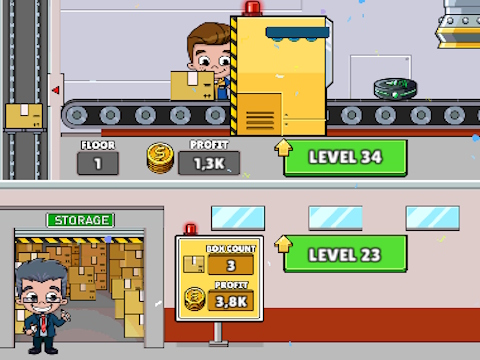 Jogo Tycoon de remessa ociosa  online