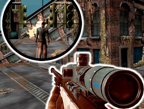 Jogo Sniper 3D Zombie  online