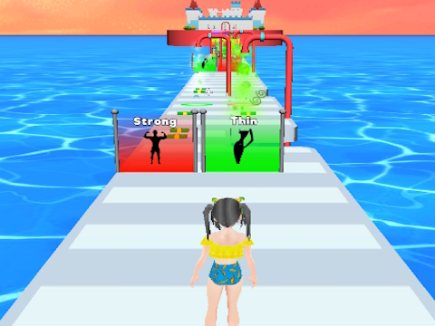 Jogo Princess Dress Up Run  online