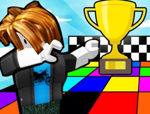 Jogo Corrida colorida Obby  online