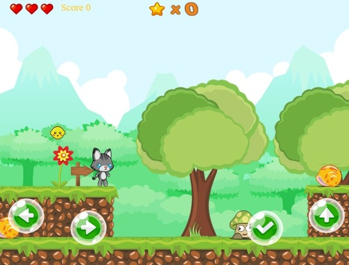 Jogo Aventura de gato bebê  online