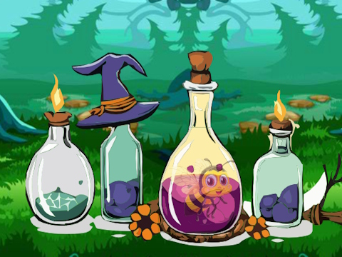 Jogo Escape de abelhas presas de garrafa  online