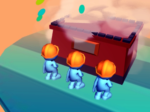Jogo Brick Rush 3D  online