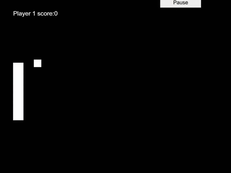 Jogo Simples e clássico pong  online