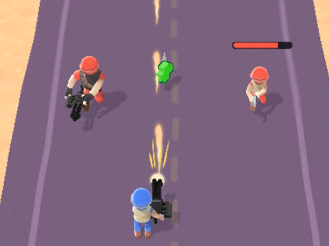 Jogo Corra e armas esmagar tudo  online