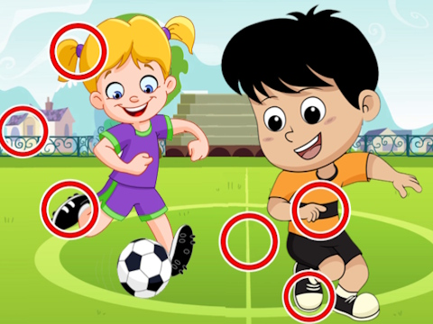 Jogo Diferenças de futebol  online