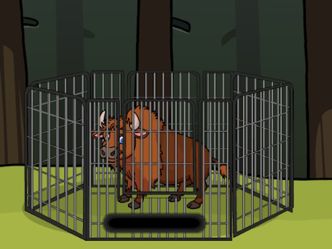 Jogo Resgatar o bisonte da gaiola  online