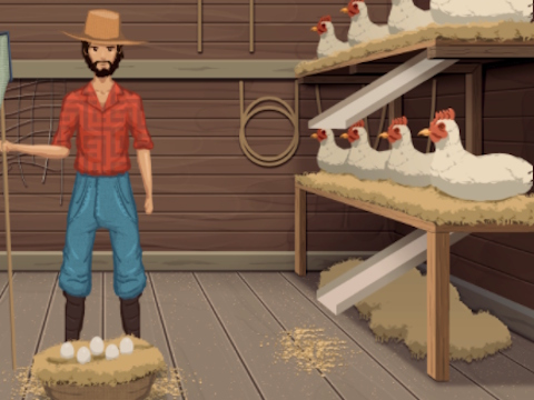 Jogo Apanhador de ovos  online
