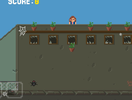 Jogo Ataque de aranha  online