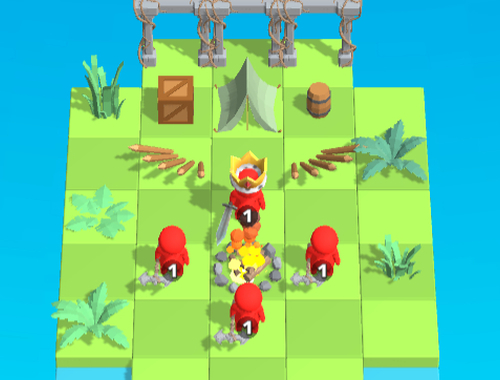 Jogo Castle Wars Cell Battle  online