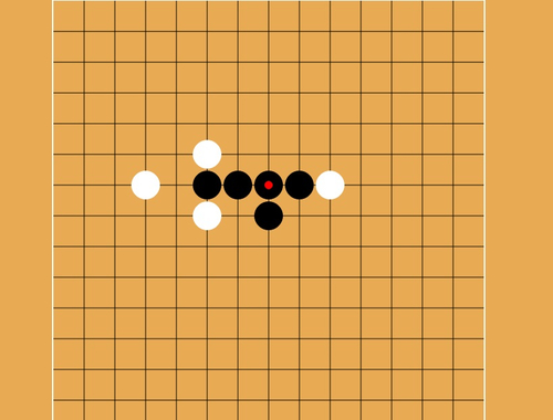 Jogo Gomoku cinco pedras seguidas  online