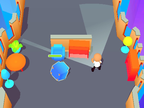 Jogo Sala de brigas: simulador de móveis  online