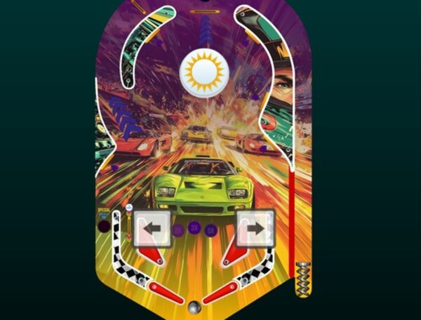 Jogo Pinball de corrida  online