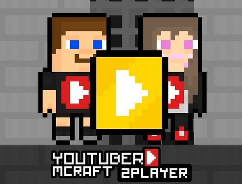 Jogo YouTuber Minecraft 2 jogador  online