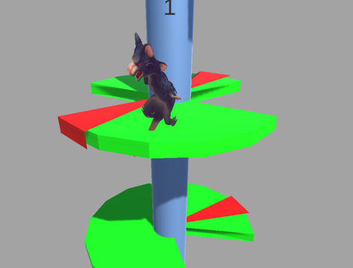 Jogo Ratomilton Helix Jump  online