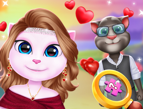 Jogo Casal de gatinhos adorável namorado  online