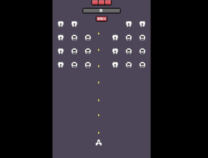Jogo Arcade de invasão espacial  online