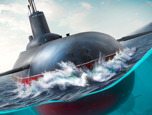 Jogo Ataque submarino  online